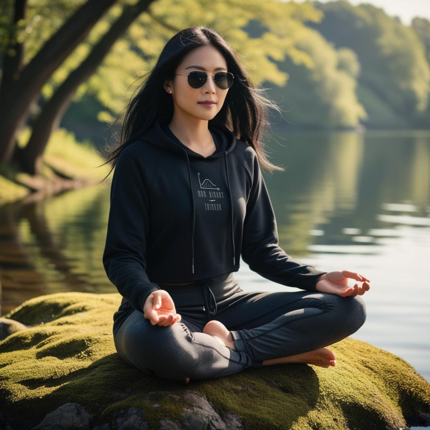 Non Binary Thinker Hoodie – Unisex Hoodie | kreative Problemlöser | Kritische Denker | Weniger Vorurteile | Streetwear